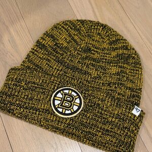 KidsBoston Bruins Knit Beanie - Black and Gold
